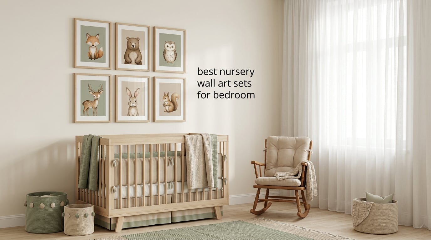 best nursery wall art sets for bedroom