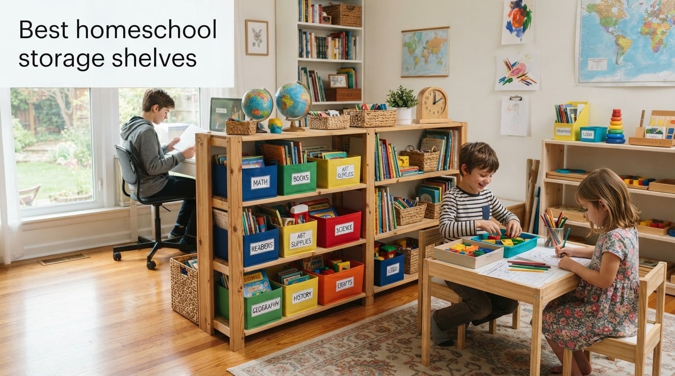 Best homeschool storage shelves