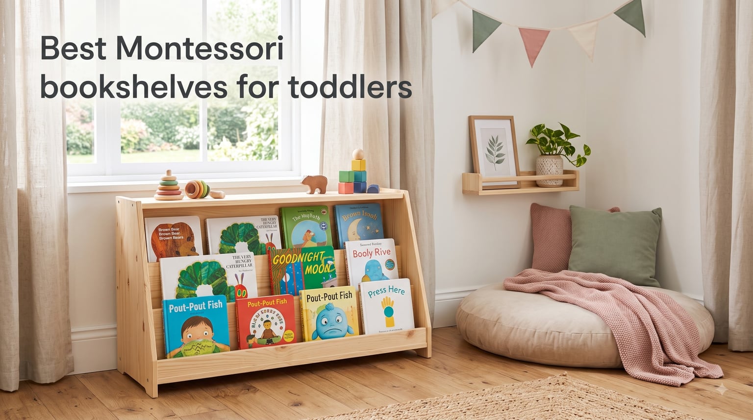 Best Montessori bookshelves for toddlers