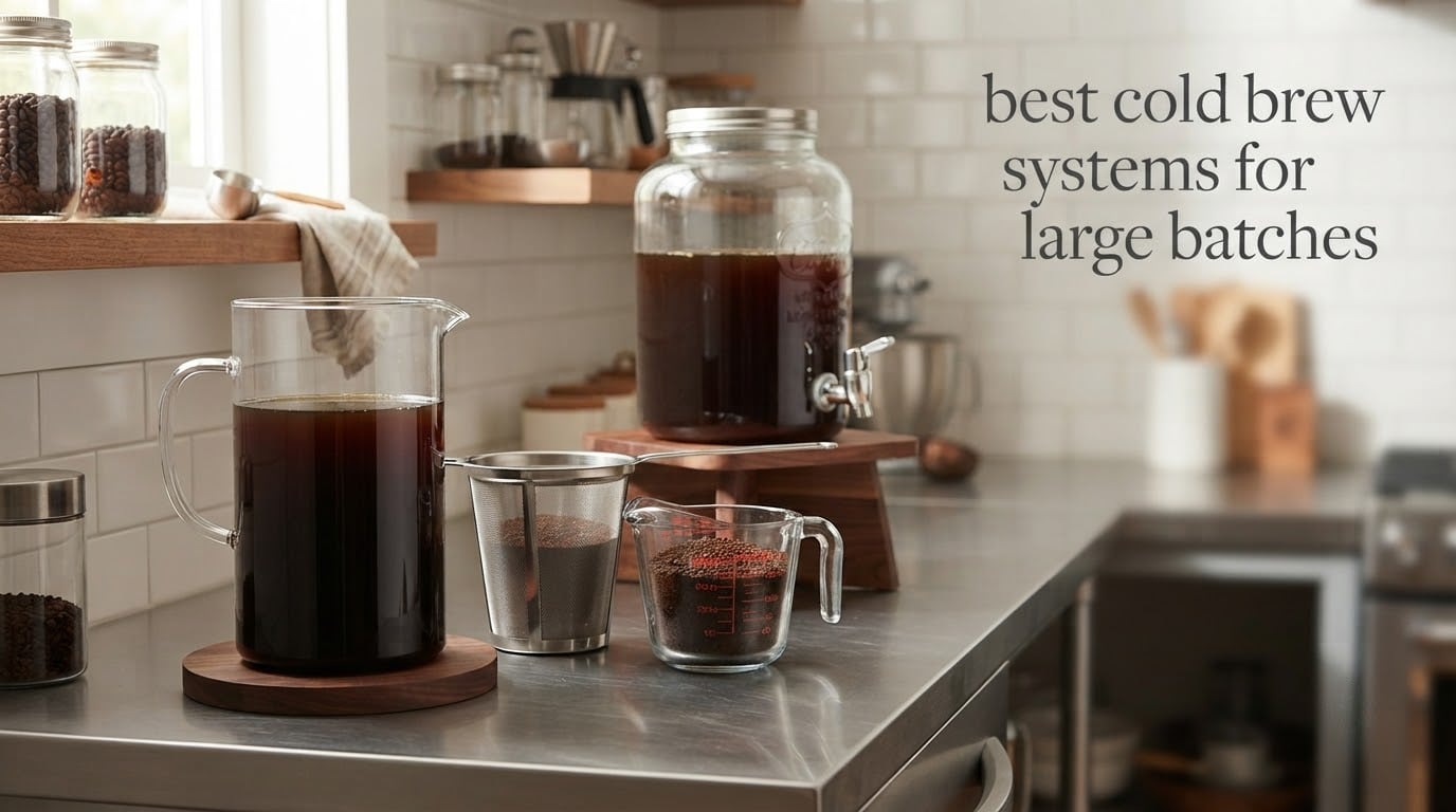 best cold brew systems for large batches