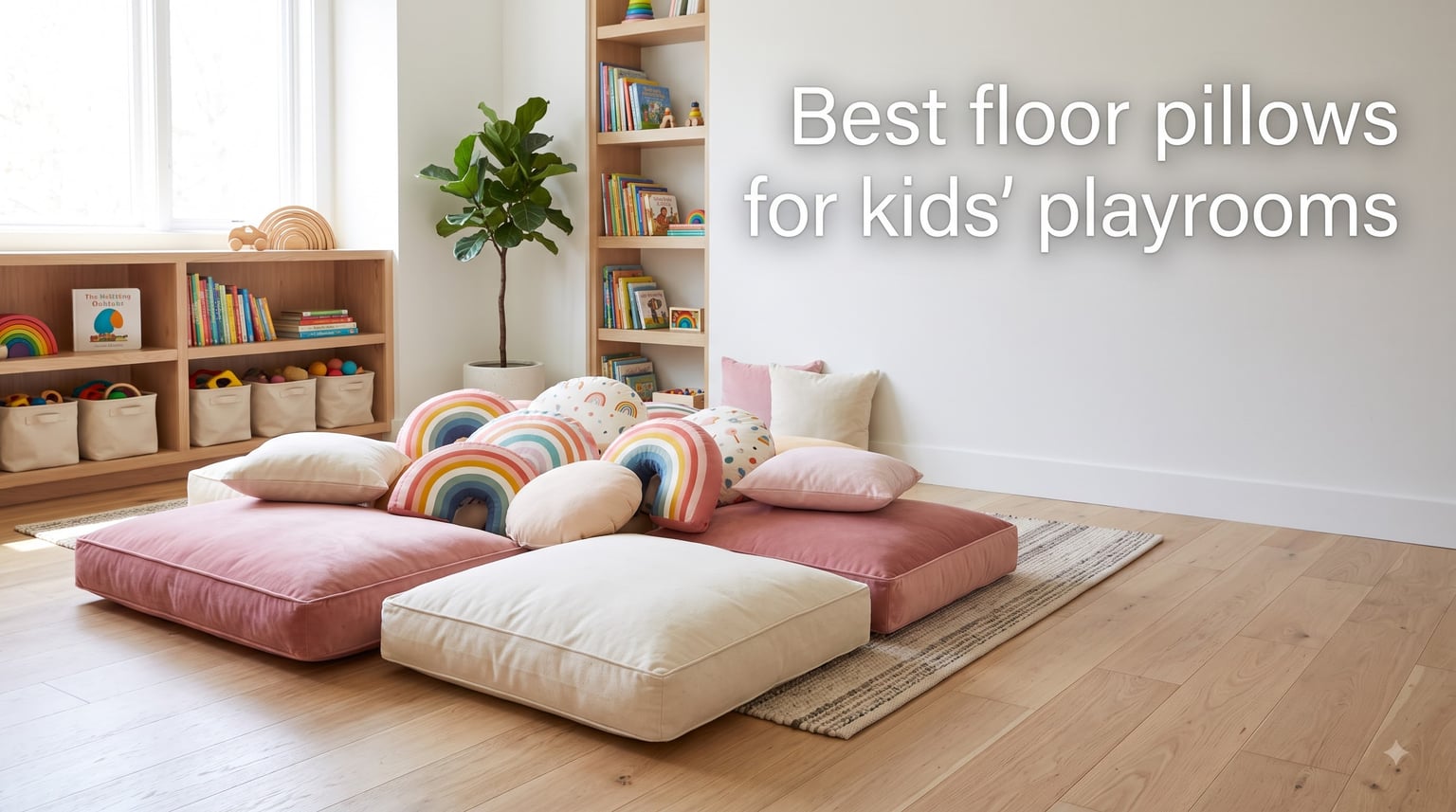 Best floor pillows for kids' playrooms