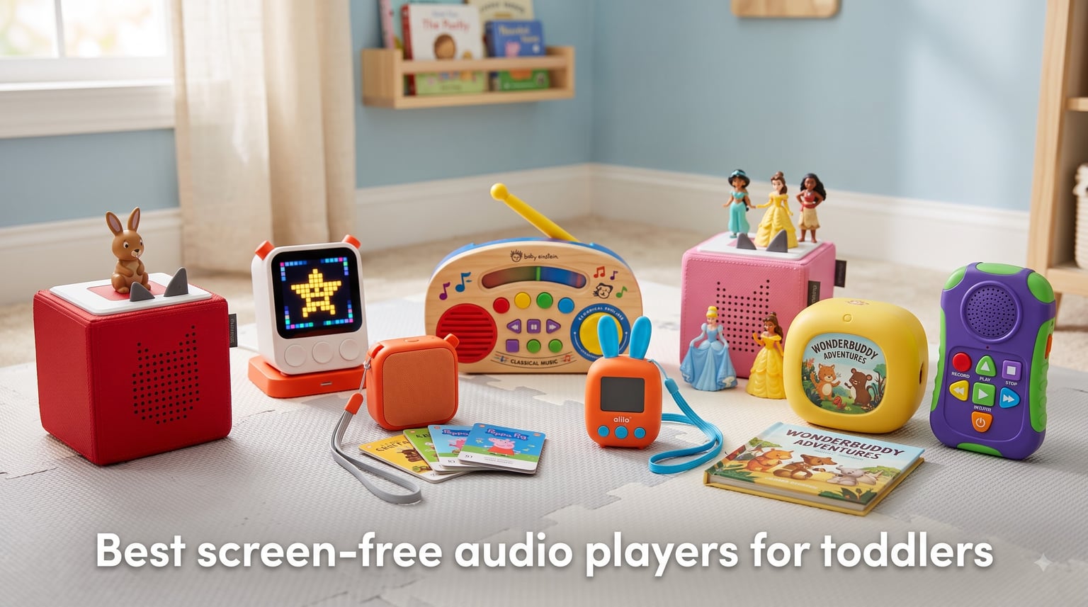 Best screen-free audio players for toddlers