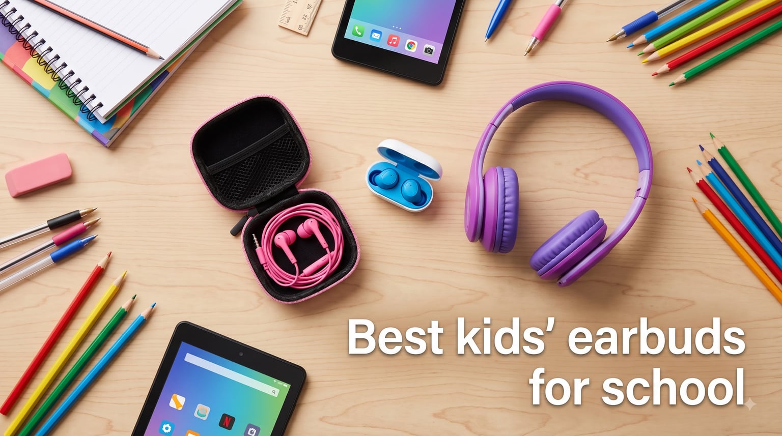 Best kids' earbuds for school