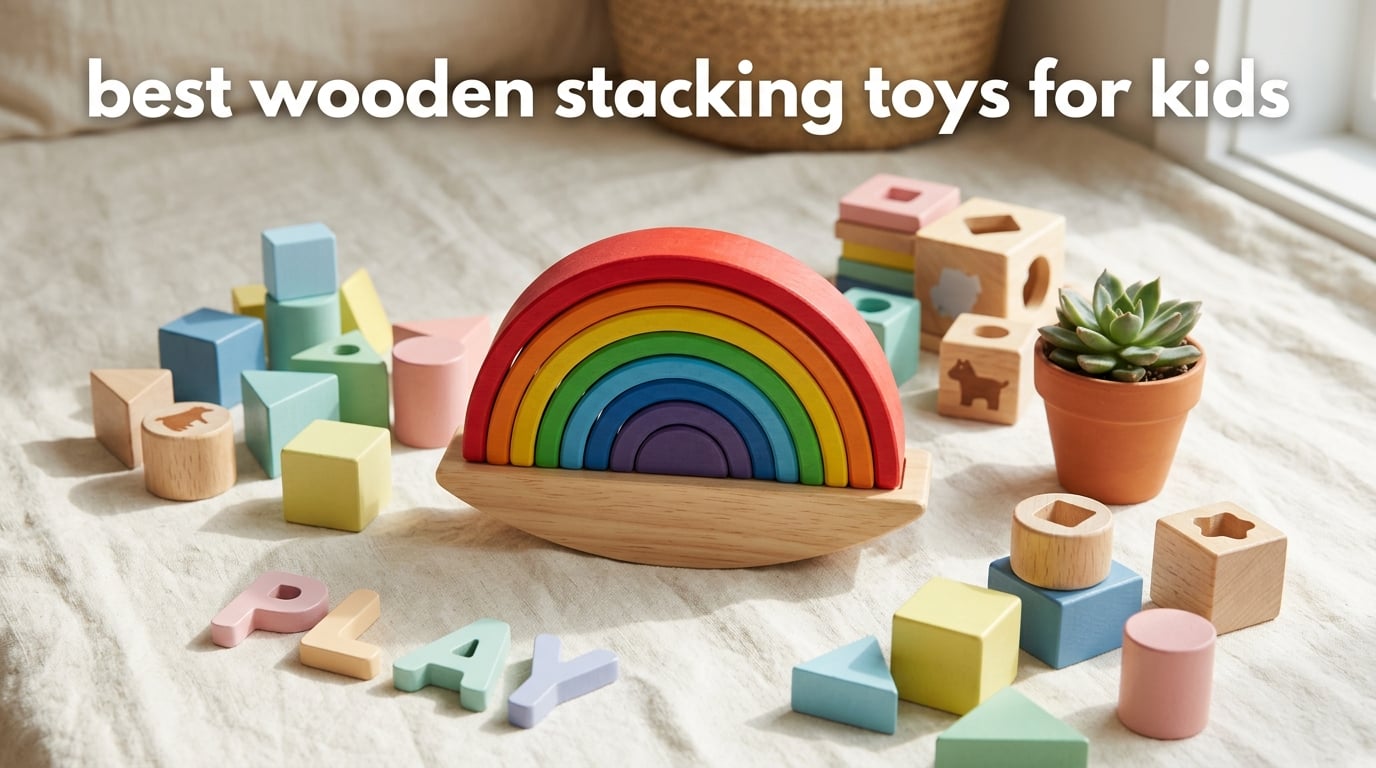 best wooden stacking toys for kids