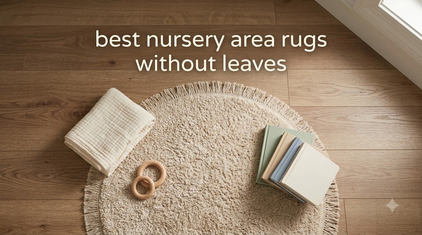 best nursery area rugs without leaves