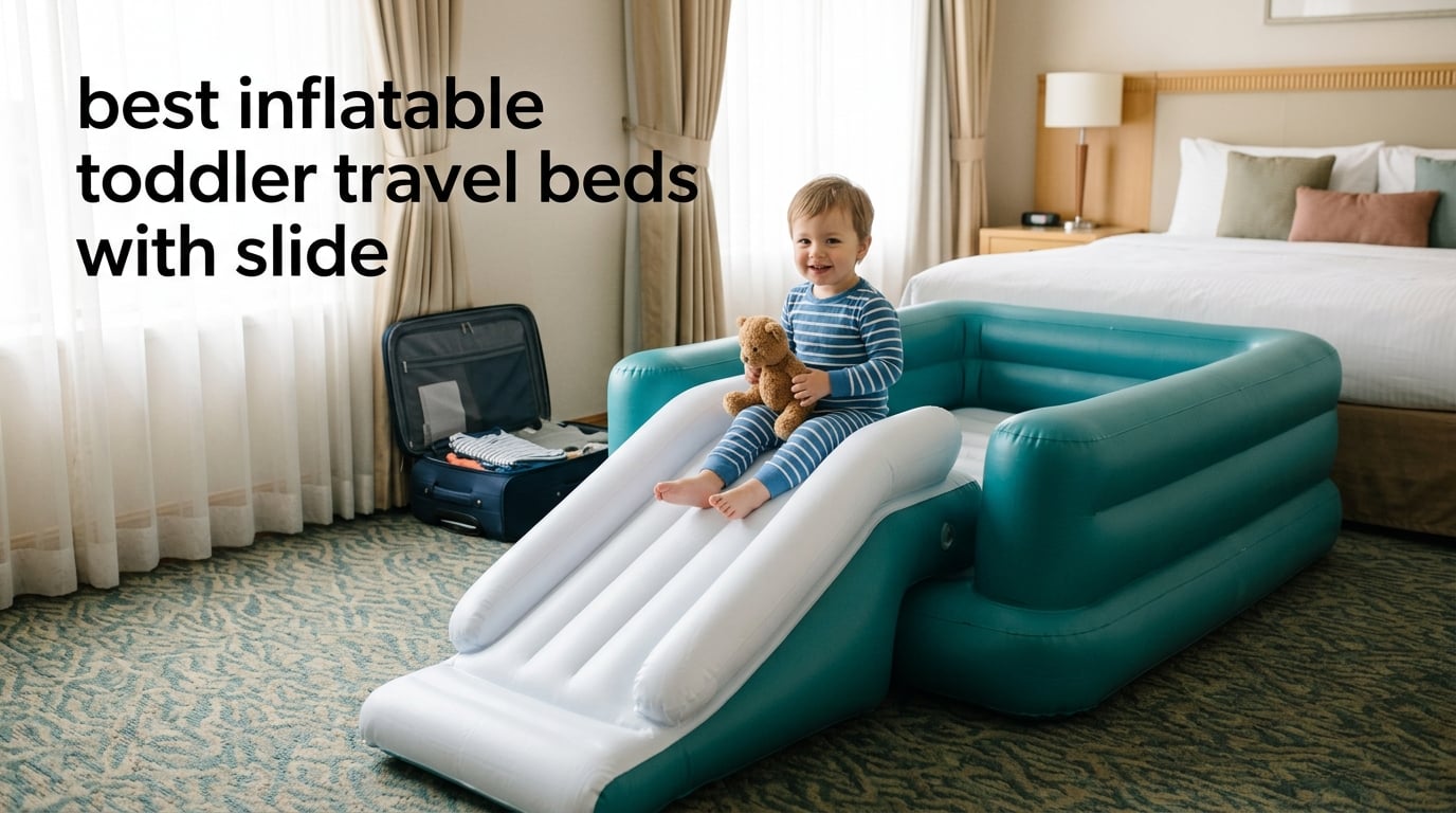 best inflatable toddler travel beds with slide