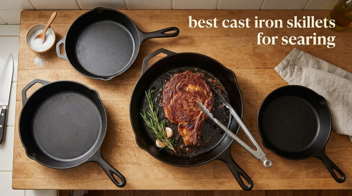 best cast iron skillets for searing