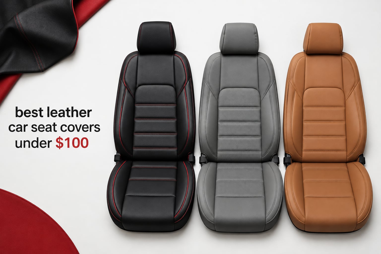best leather car seat covers under $100