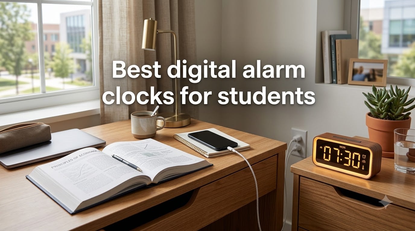 Best digital alarm clocks for students