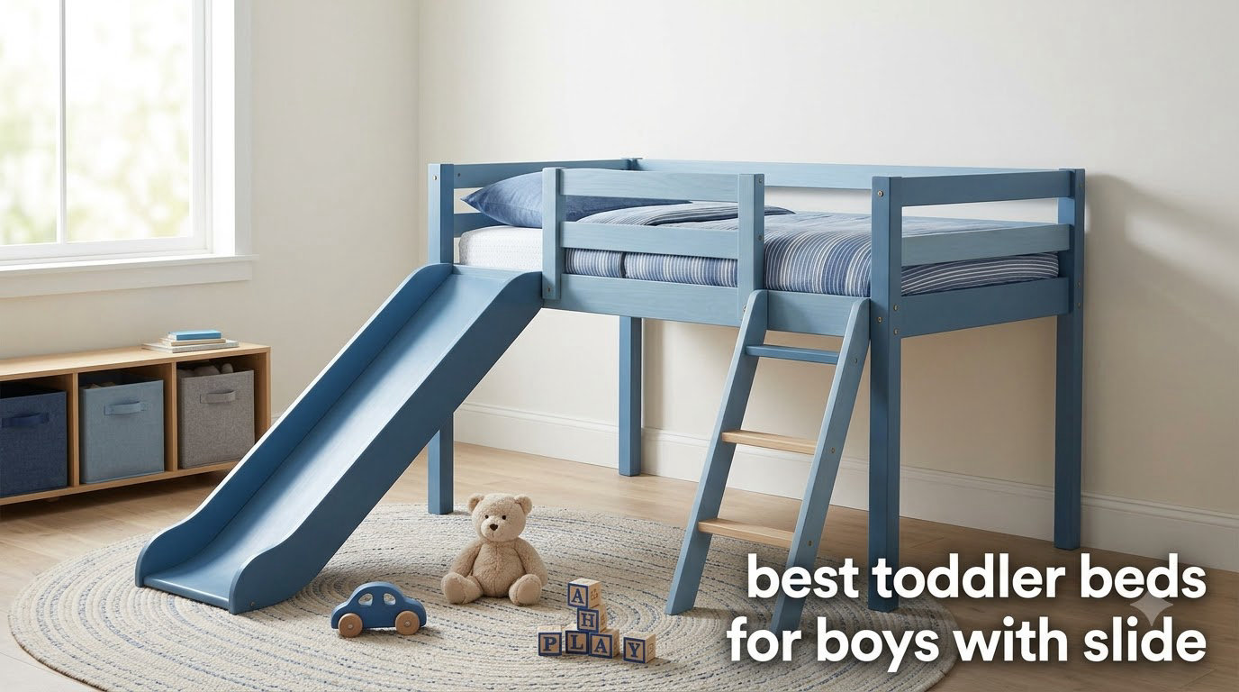best toddler beds for boys with slide