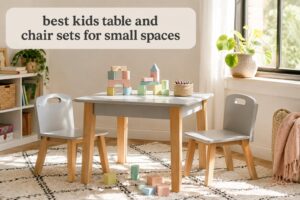 best kids table and chair sets for small spaces