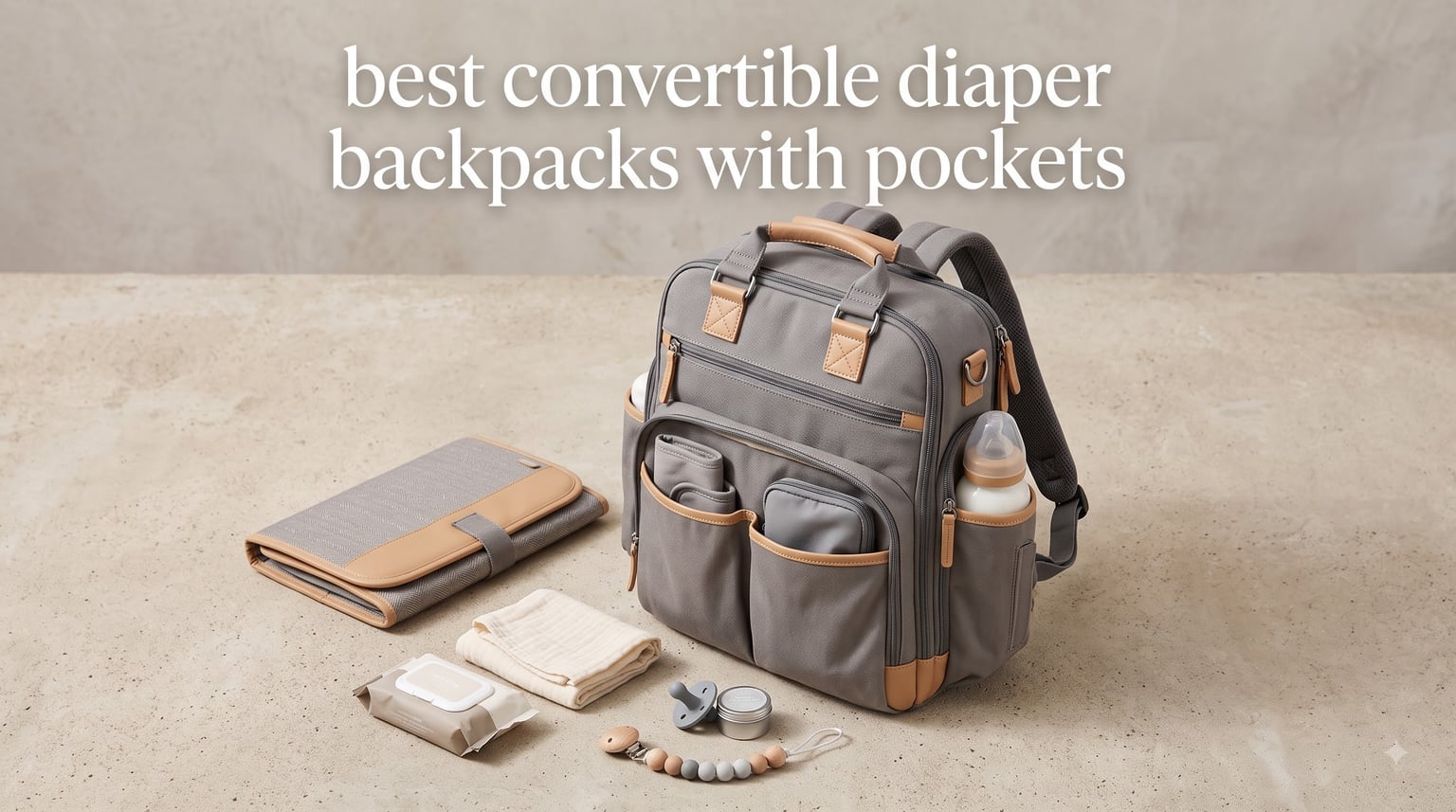 best convertible diaper backpacks with pockets
