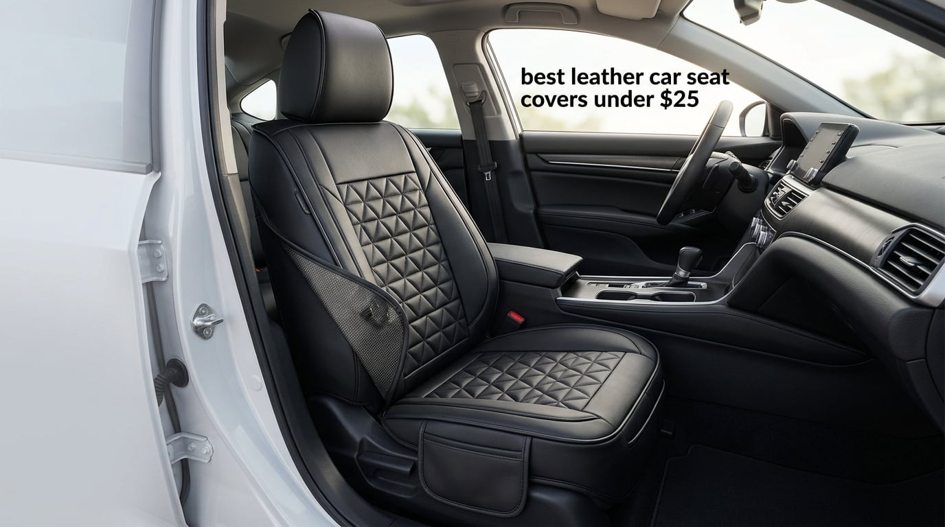 best leather car seat covers under $25