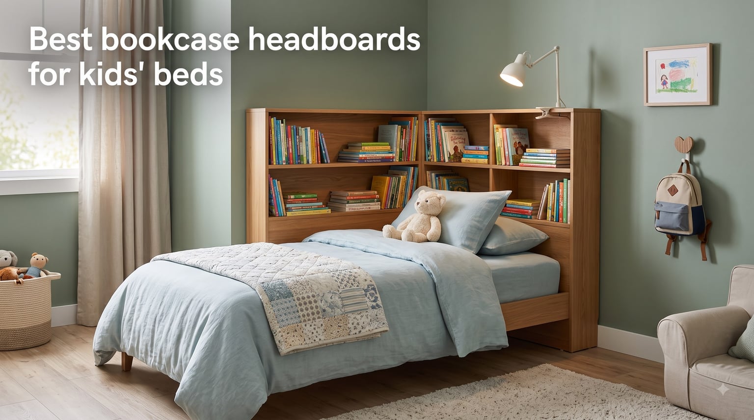 Best bookcase headboards for kids' beds