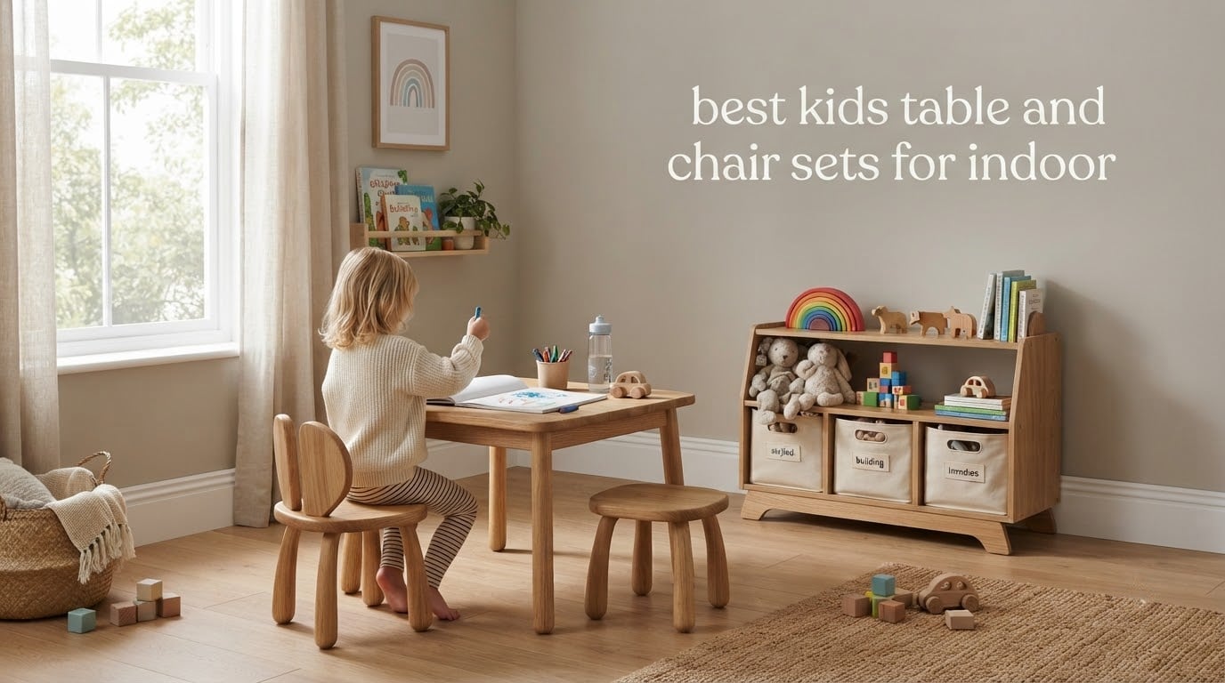 best kids table and chair sets for indoor