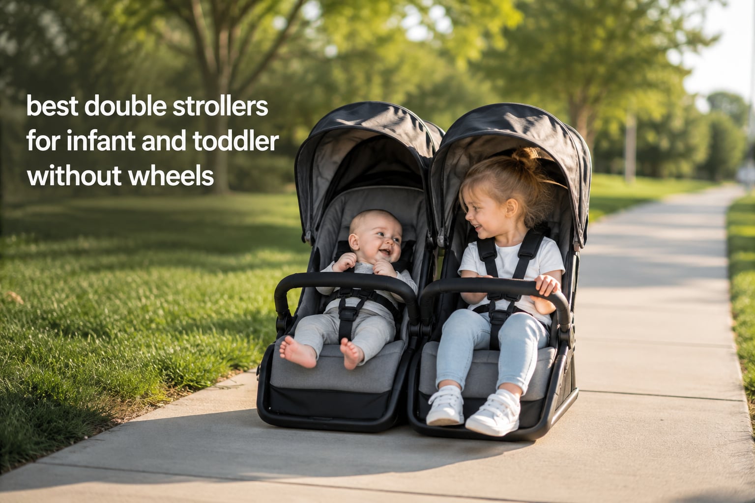 best double strollers for infant and toddler without wheels