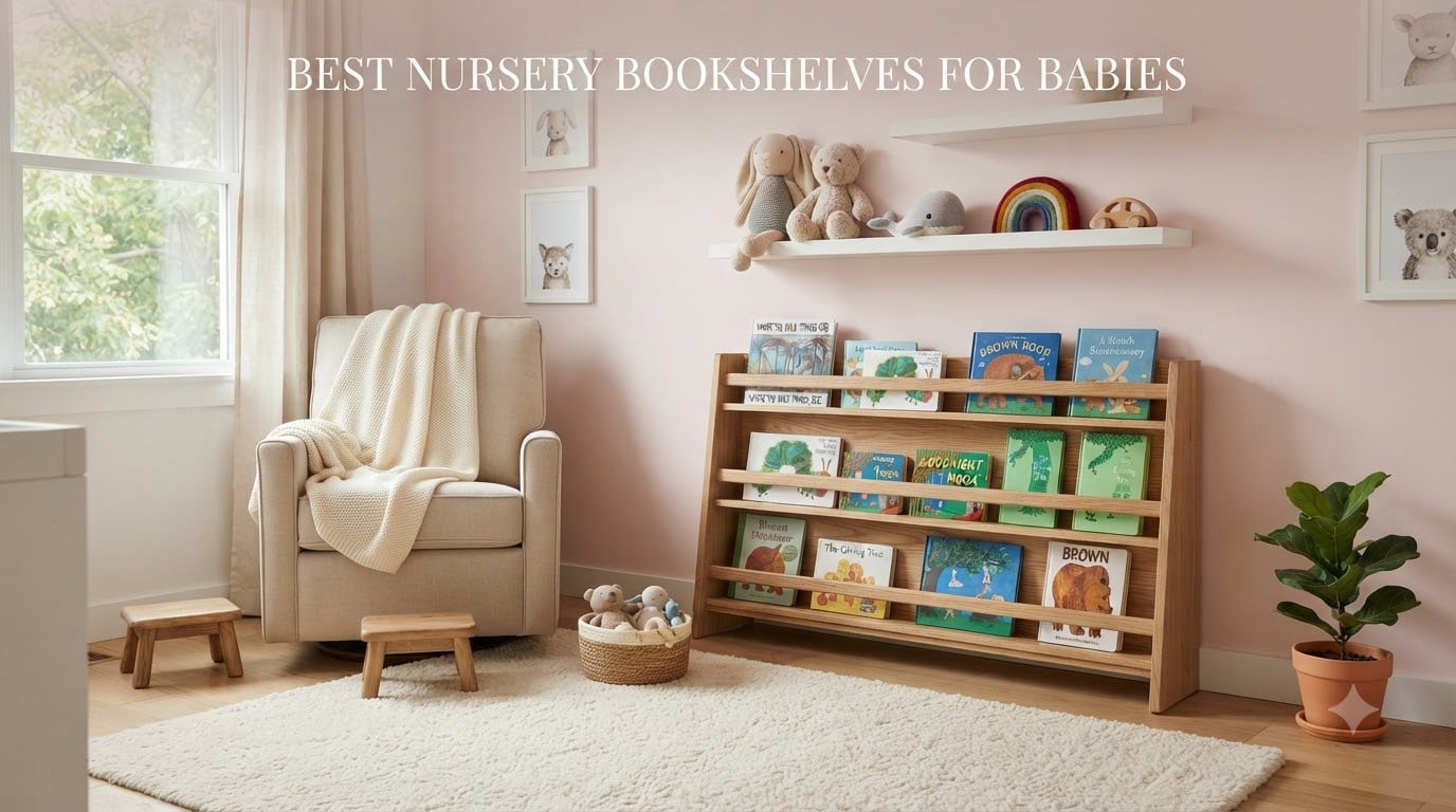 Best nursery bookshelves for babies