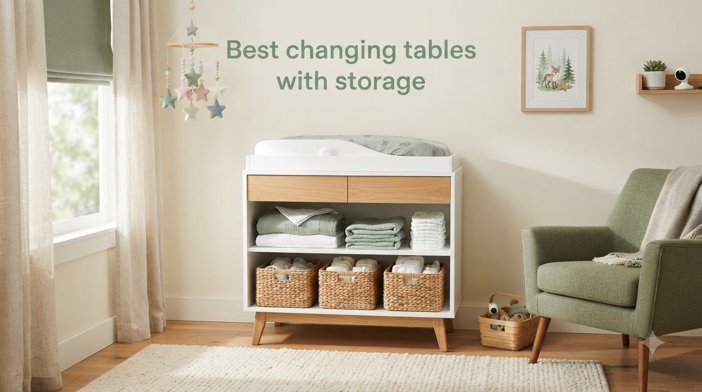 Best changing tables with storage