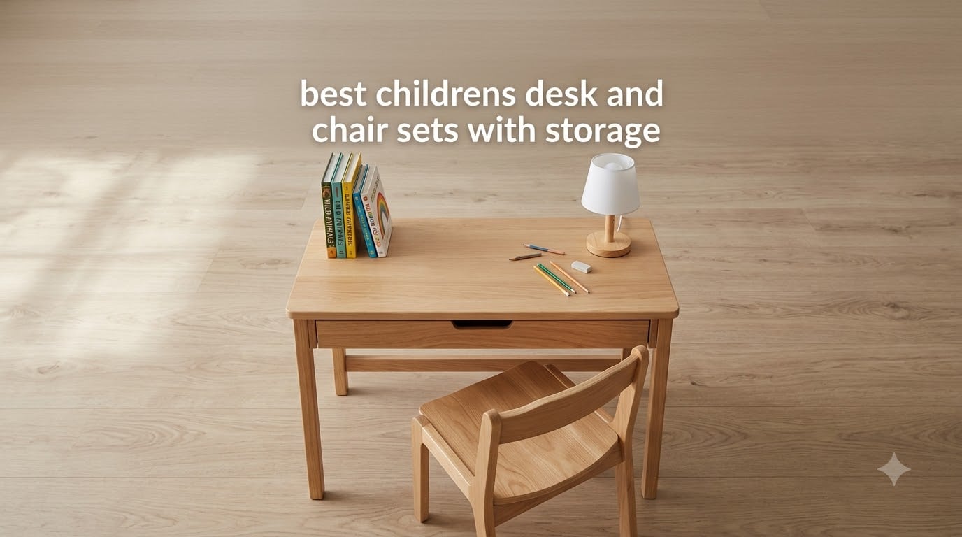 best childrens desk and chair sets with storage