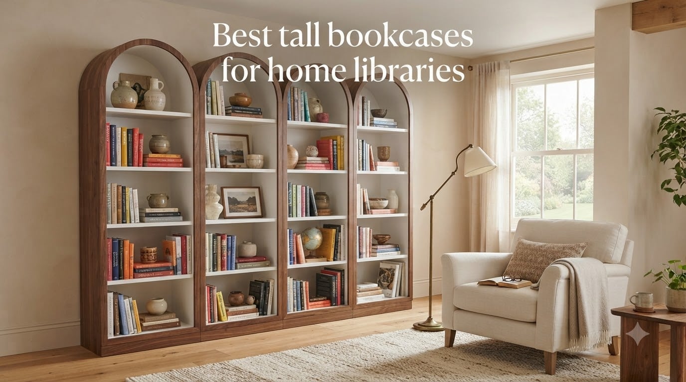 Best tall bookcases for home libraries