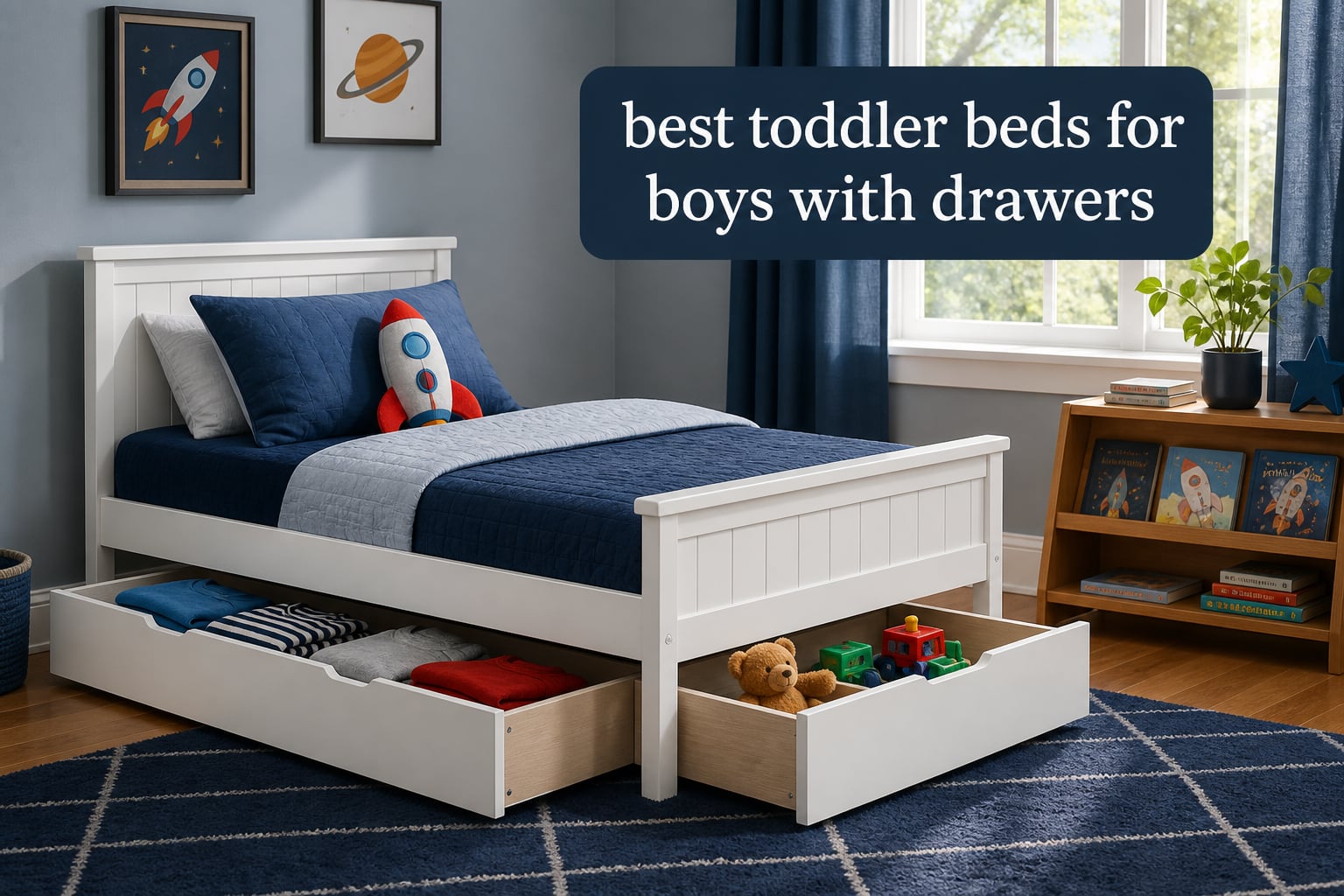 best toddler beds for boys with drawers