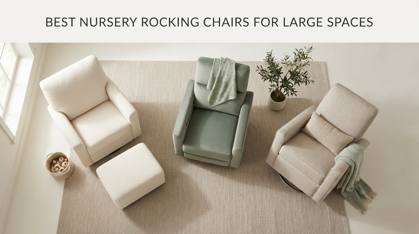 best nursery rocking chairs for large spaces