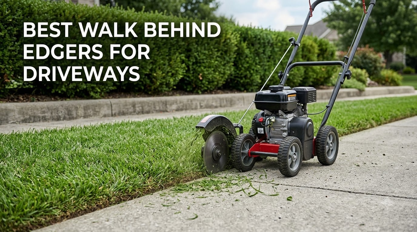 best walk behind edgers for driveways