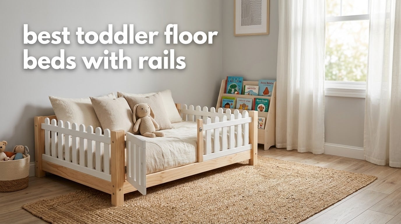 best toddler floor beds with rails