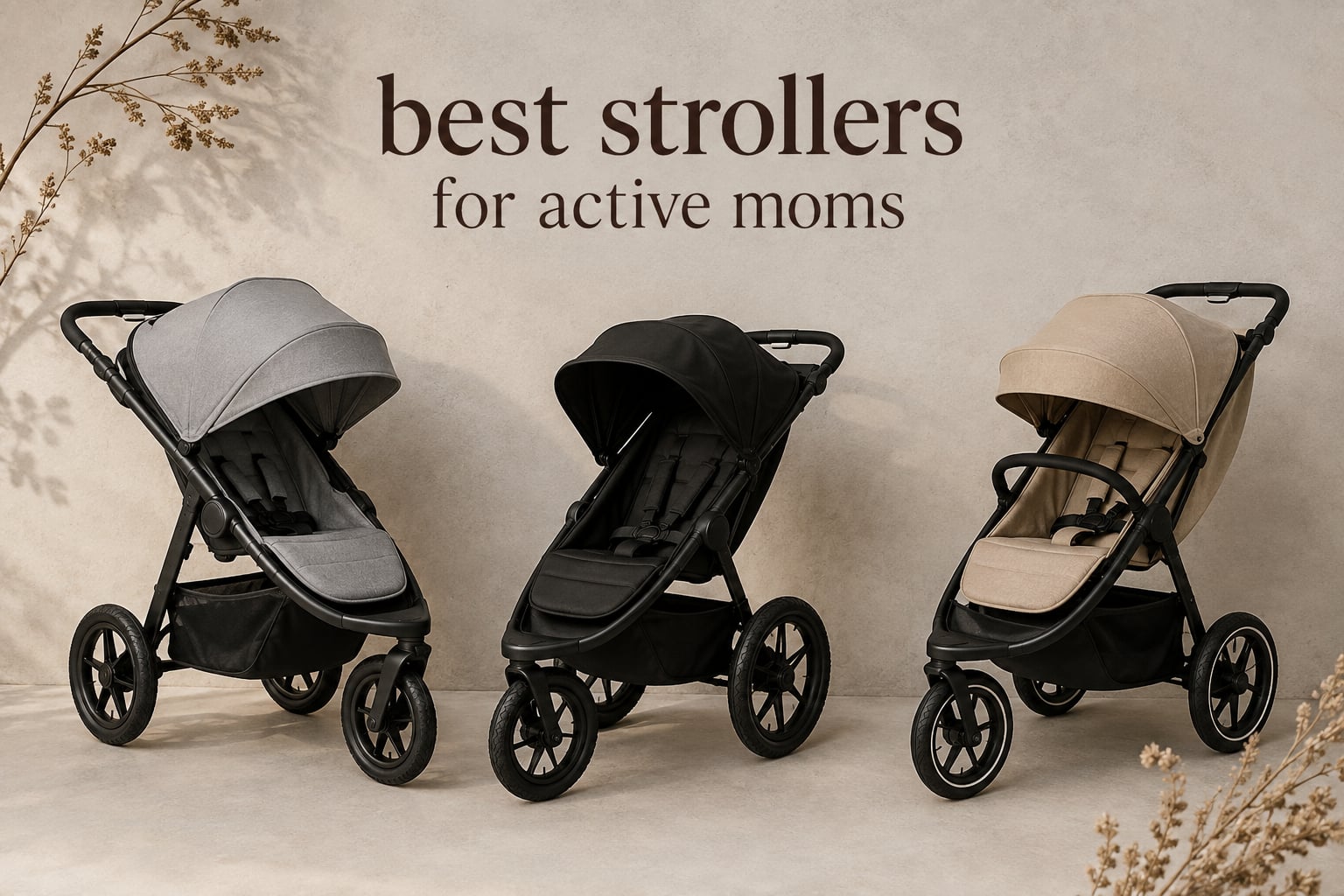 best strollers for active moms