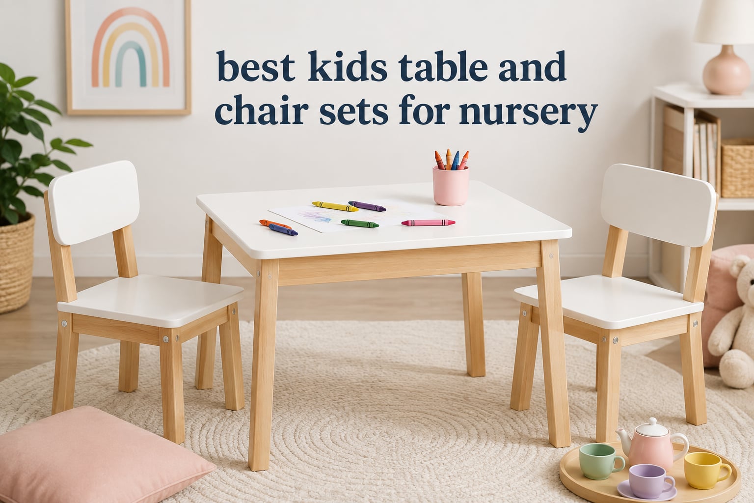 best kids table and chair sets for nursery