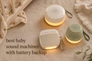 best baby sound machines with battery backup
