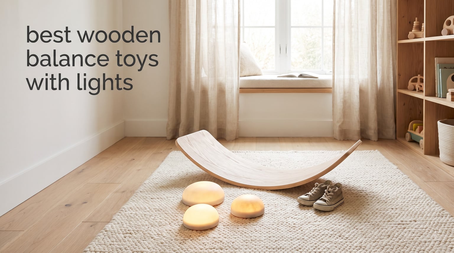 best wooden balance toys with lights