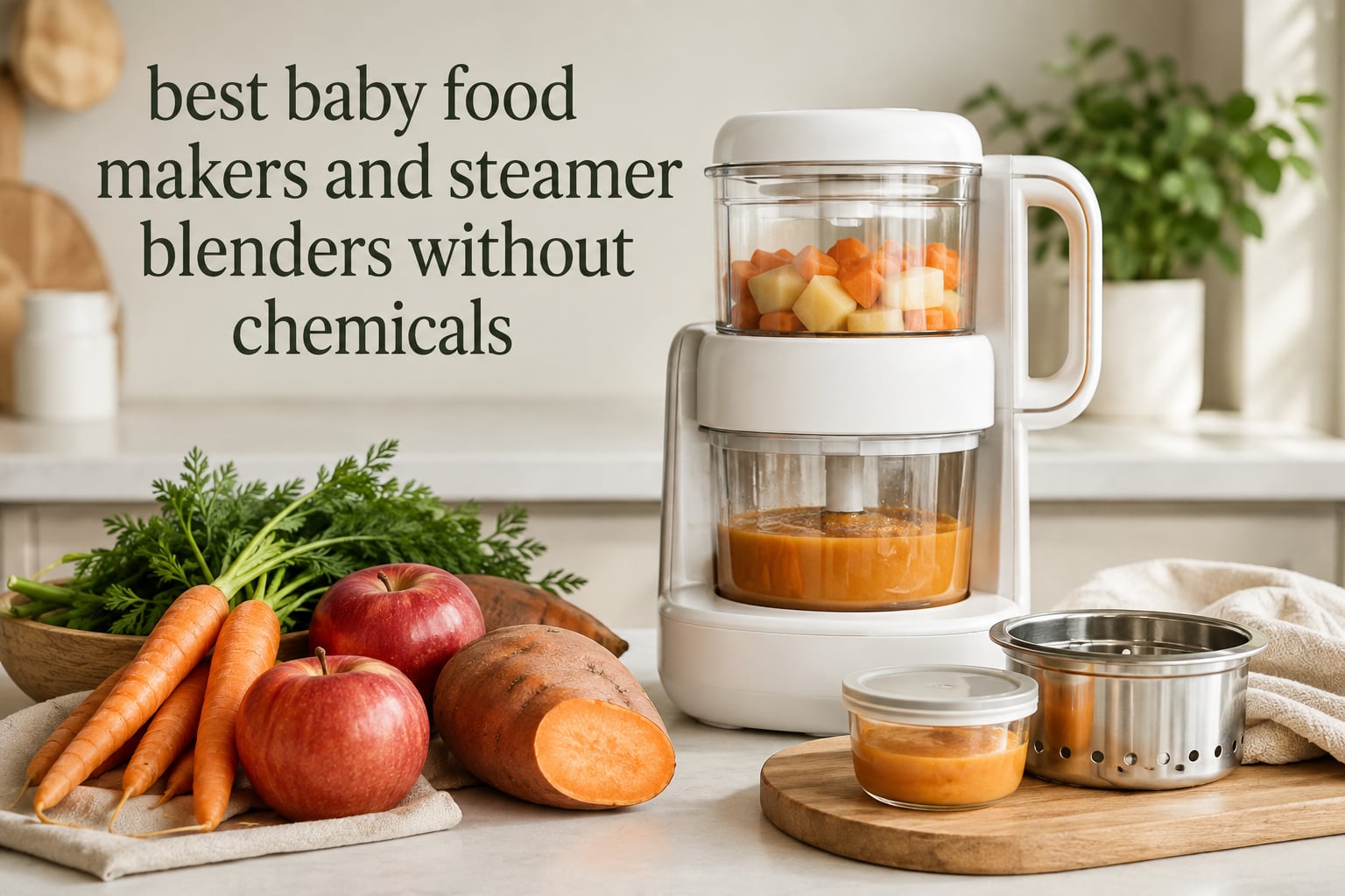best baby food makers and steamer blenders without chemicals