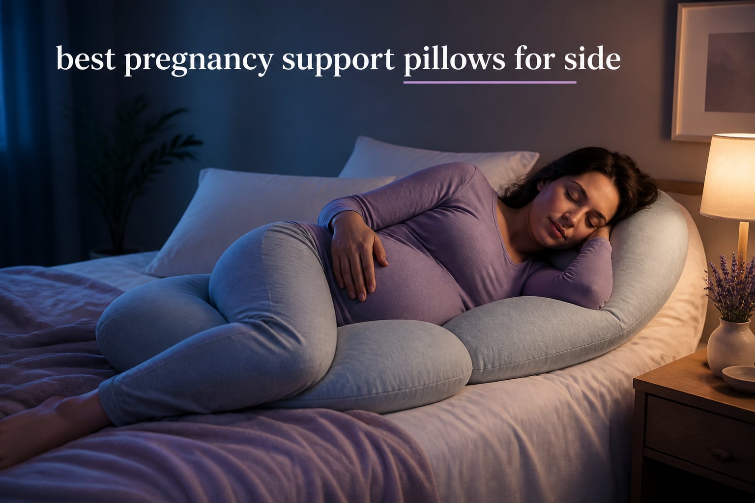 best pregnancy support pillows for side
