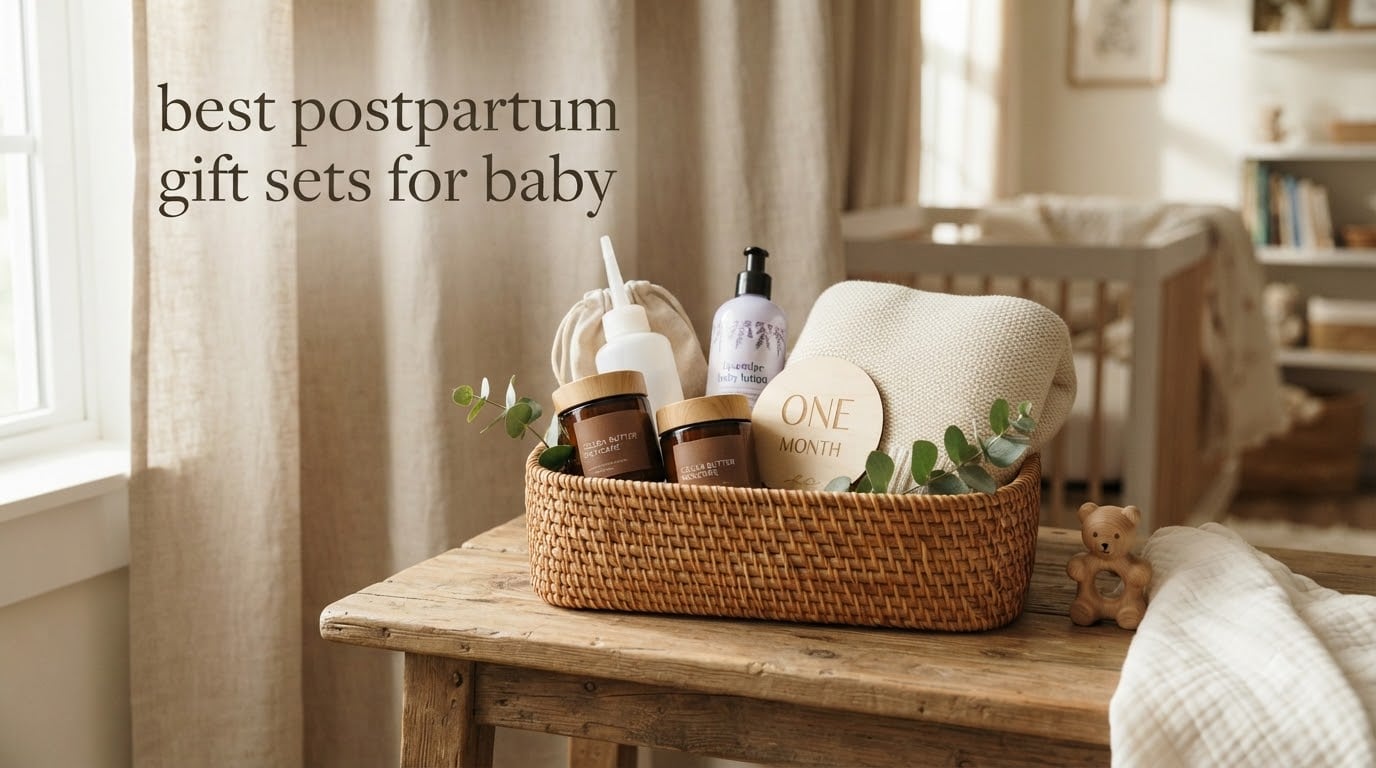 best postpartum gift sets for baby