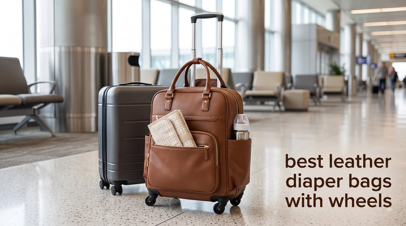 best leather diaper bags with wheels