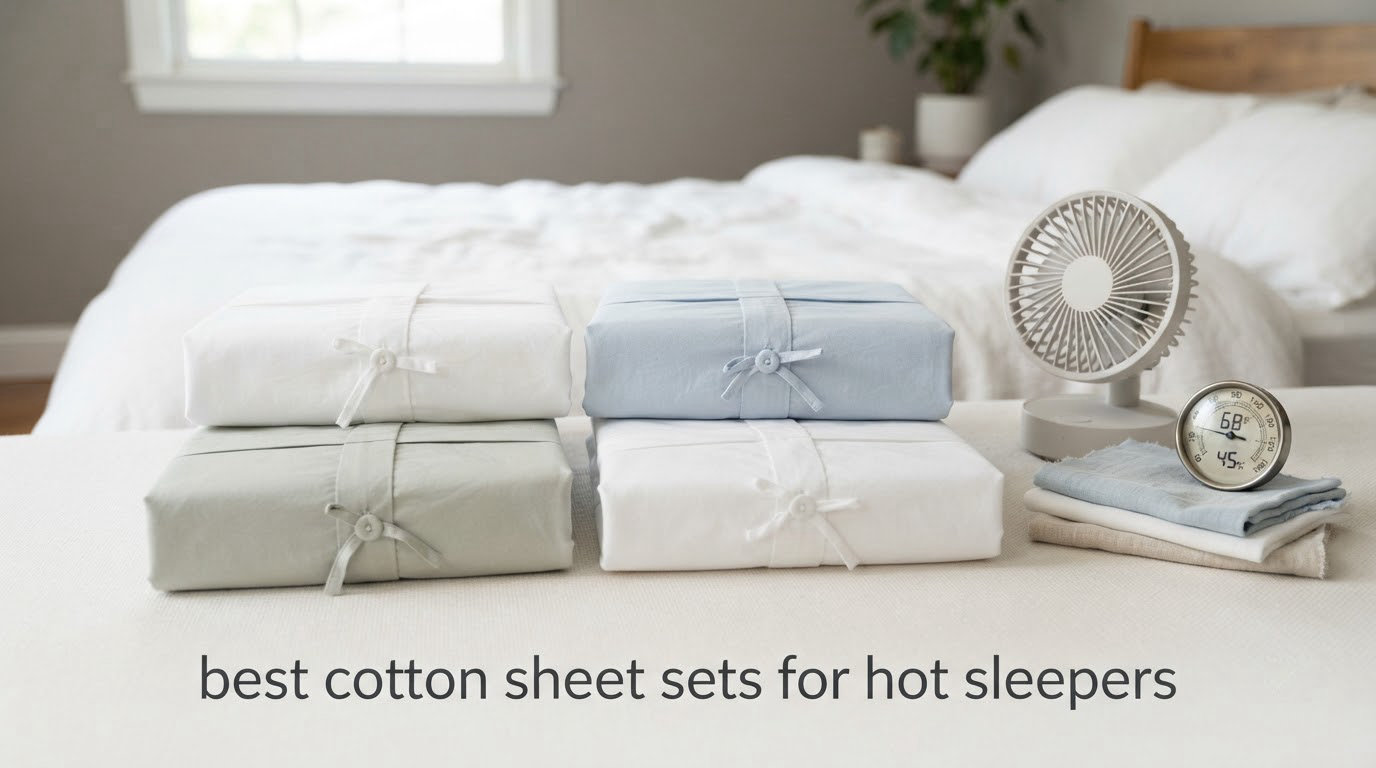 best cotton sheet sets for hot sleepers