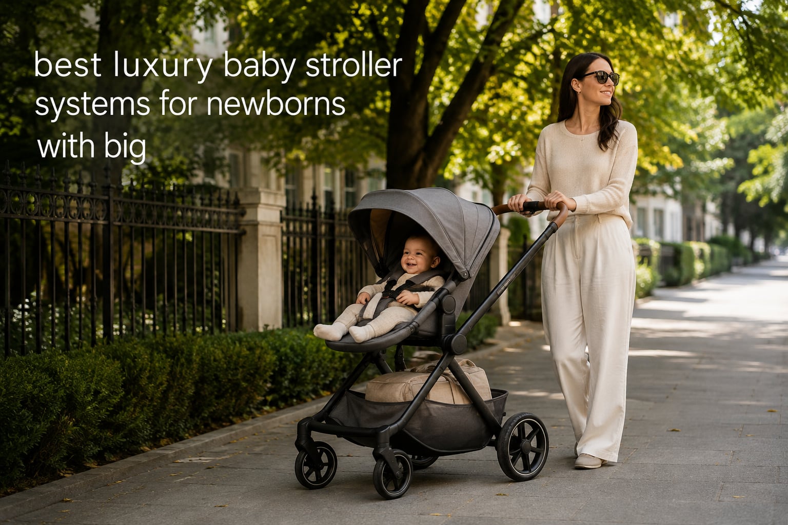 best luxury baby stroller systems for newborns with big