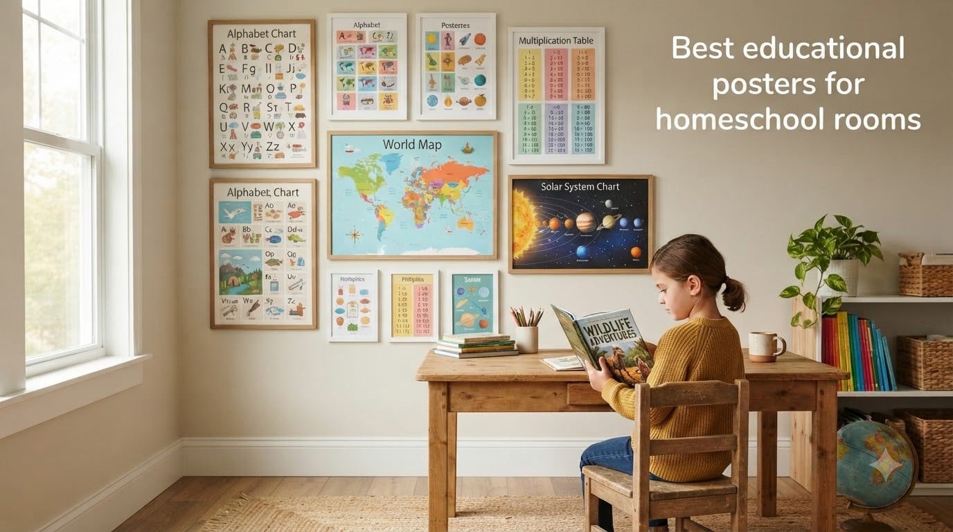 Best educational posters for homeschool rooms