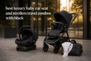 best luxury baby car seat and strollers travel combos with black