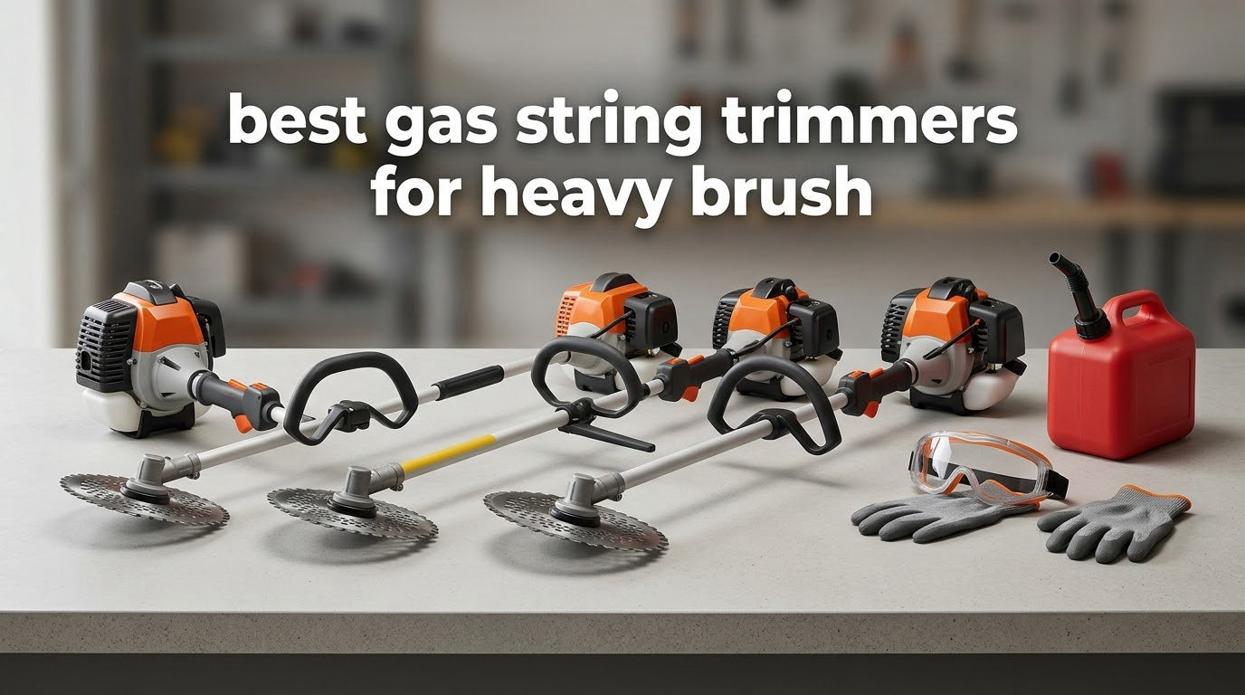 best gas string trimmers for heavy brush