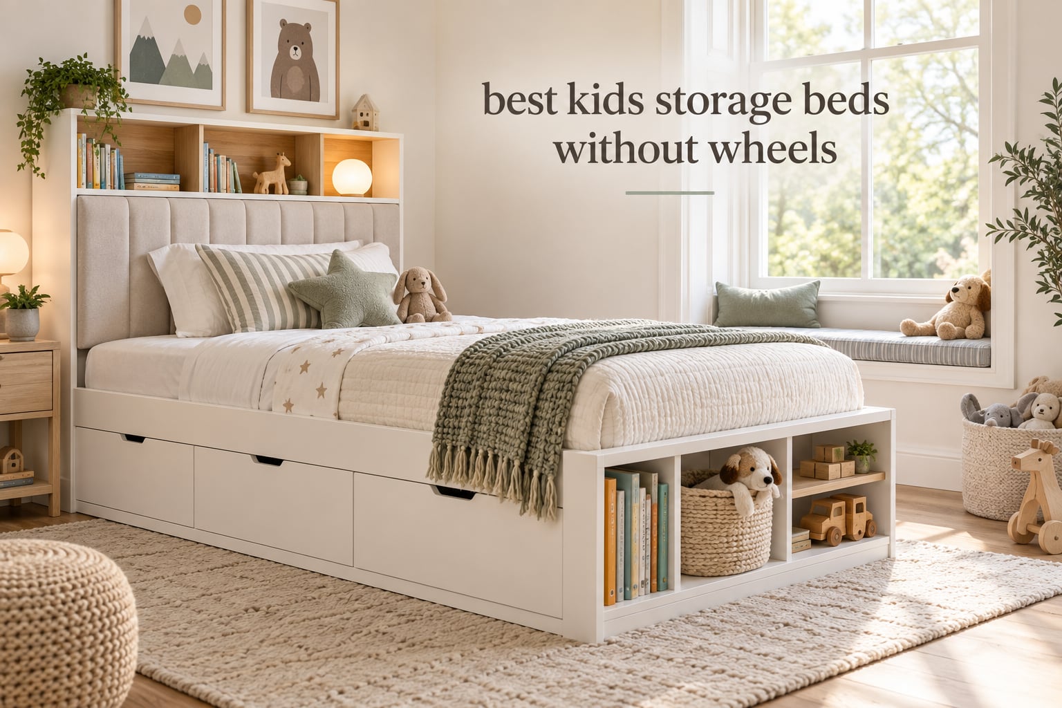best kids storage beds without wheels