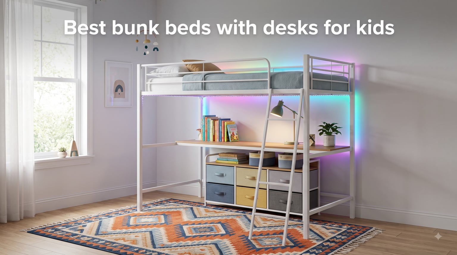 Best bunk beds with desks for kids