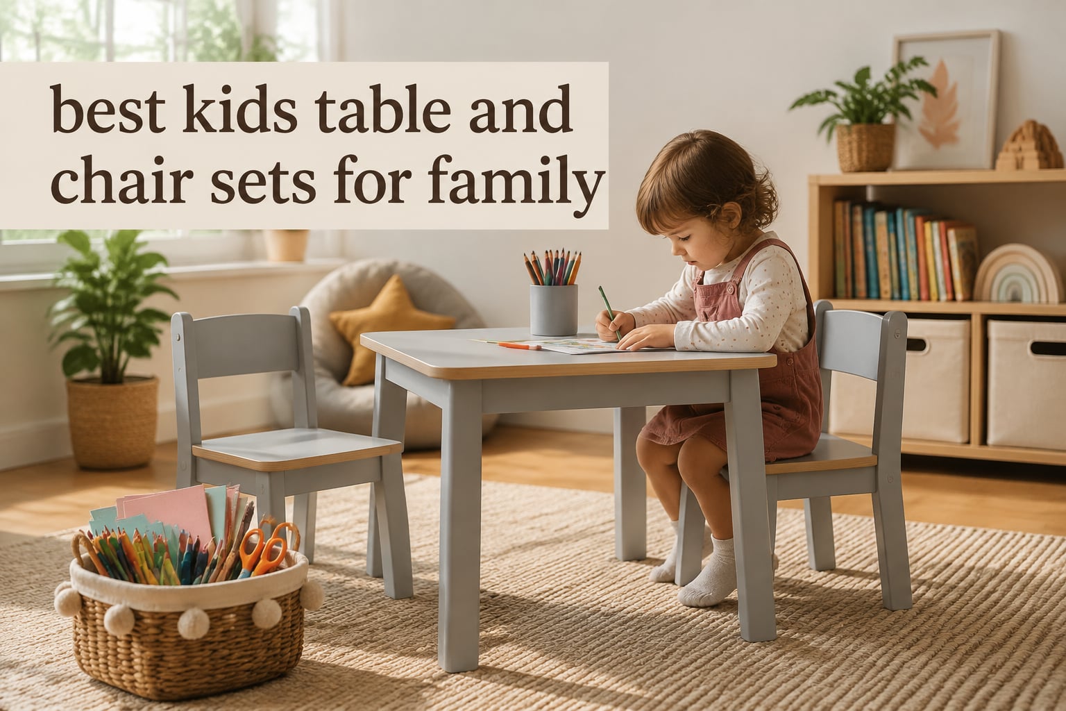 best kids table and chair sets for family
