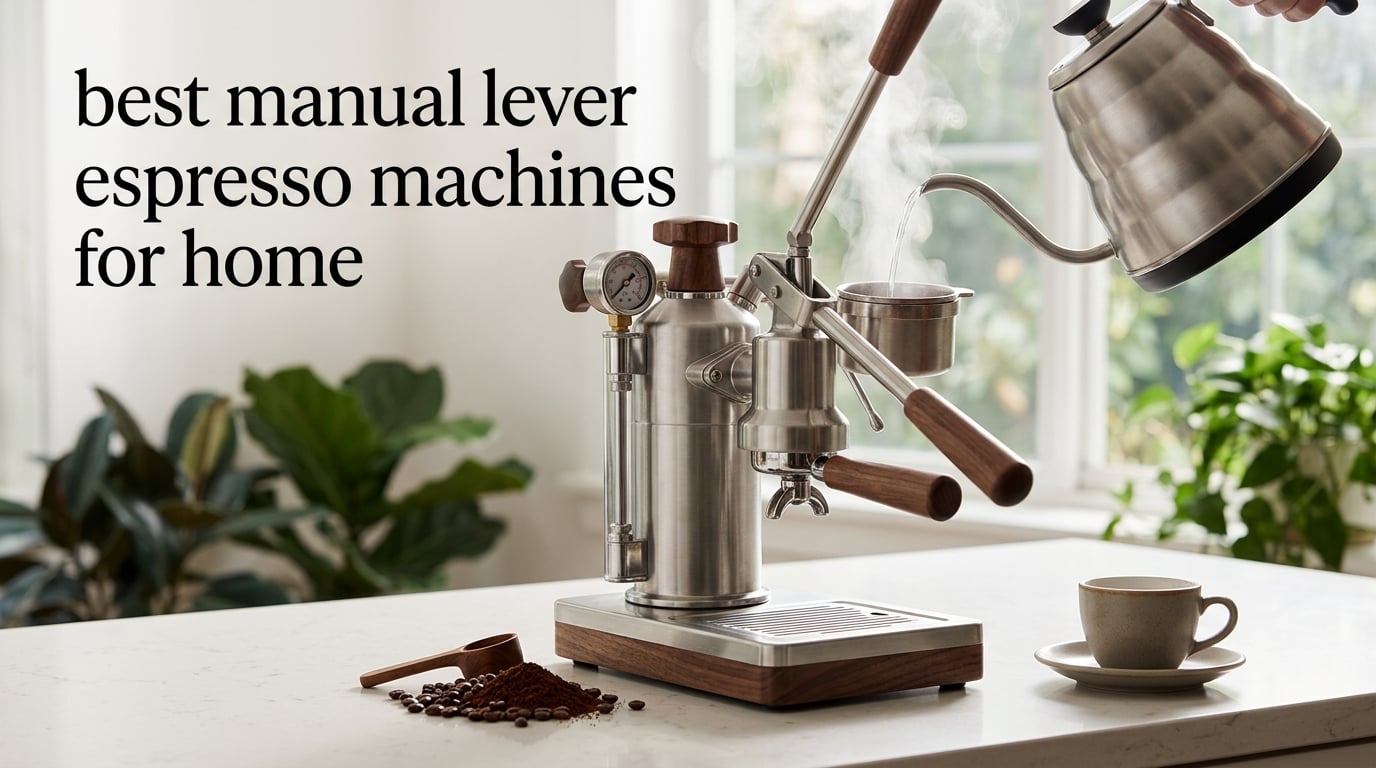 best manual lever espresso machines for home