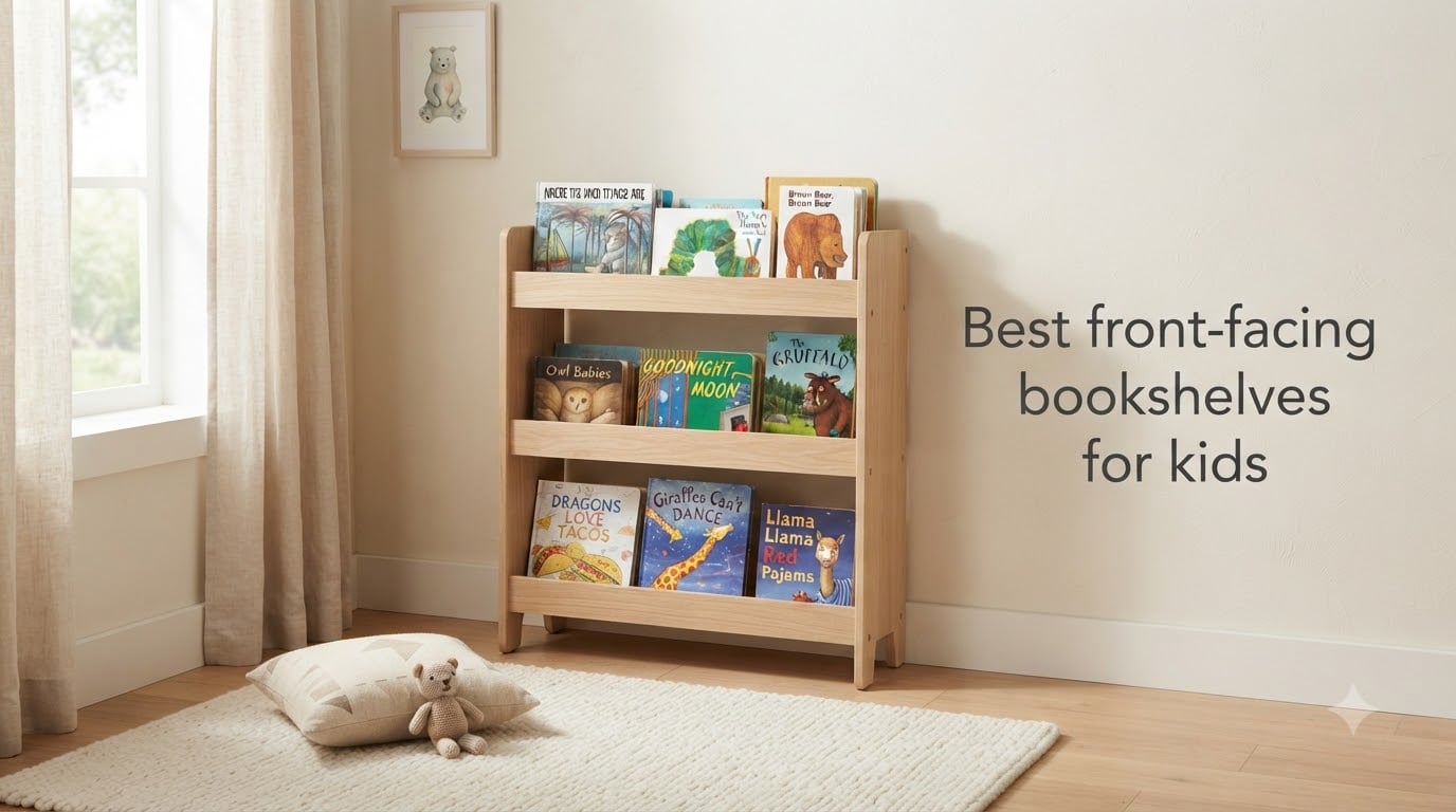 Best front-facing bookshelves for kids