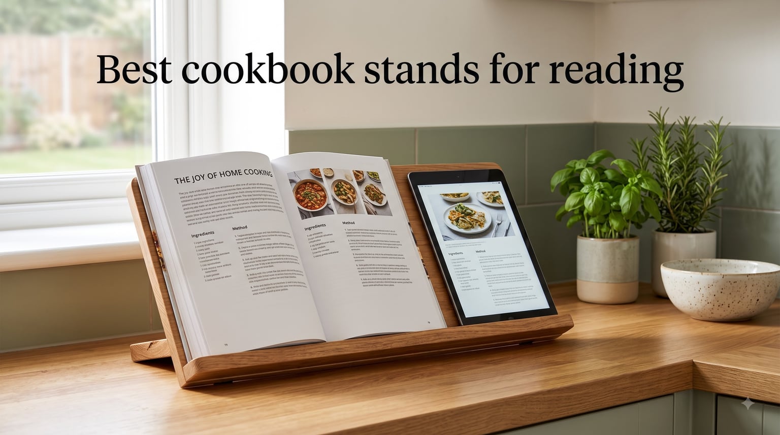 Best cookbook stands for reading