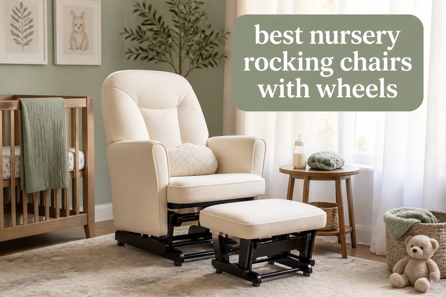best nursery rocking chairs with wheels