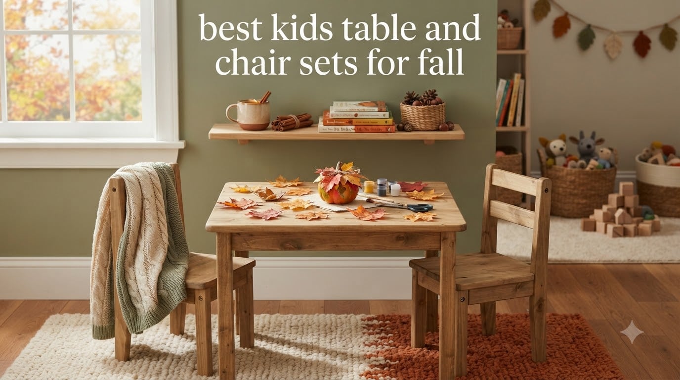 best kids table and chair sets for fall