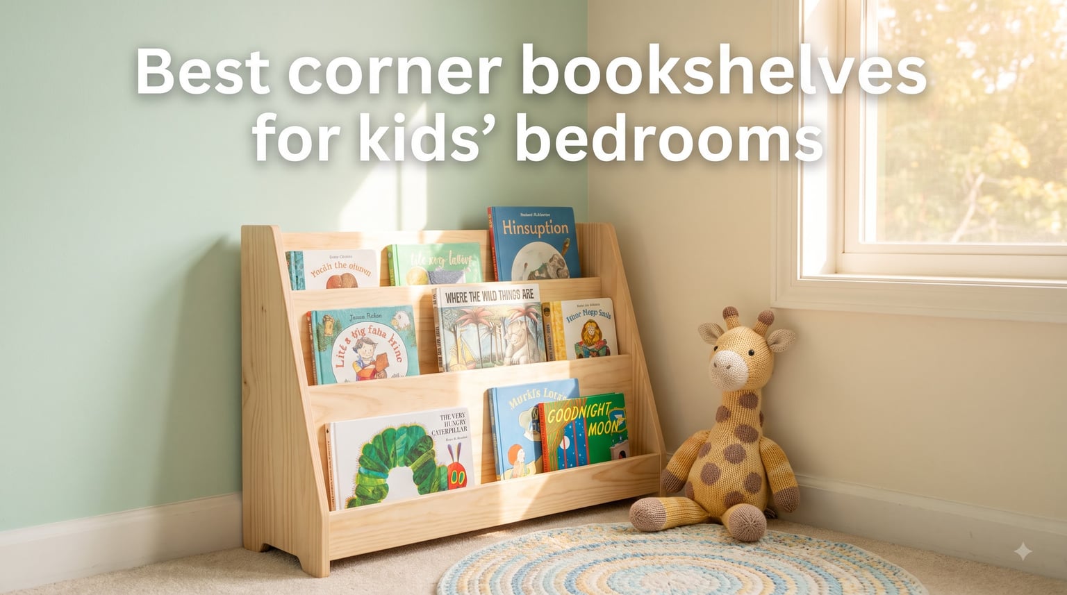 Best corner bookshelves for kids' bedrooms